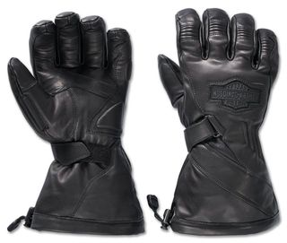 Harley Davidson Circuit II Leather Gauntlet Gloves