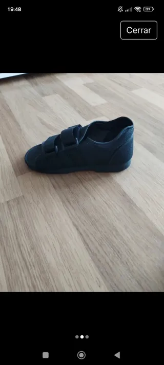 Zapato ortopédico negro