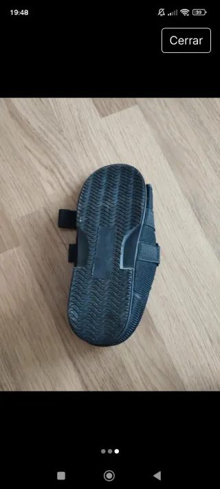 Zapato ortopédico negro