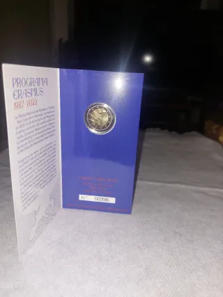 Moneda 2€ Proof Erasmus 1987-2022