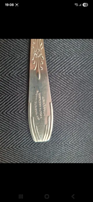 Juego cubiertos alpaca inglesa antiguos