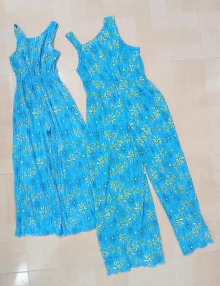 Monos niña florales T7 y T10