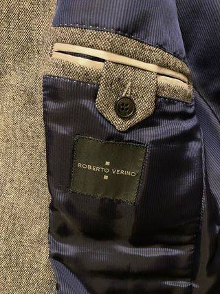 Americana Roberto Verino Talla 50 Gris Coderas