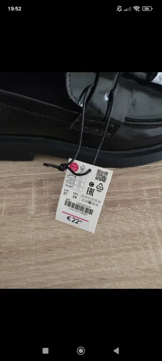 Mocasines negros Lefties con detalle de flecos