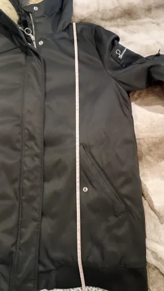 Chaqueta bomber plumón negra