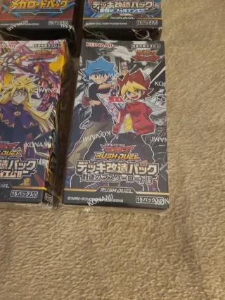 4 Cajas Yu-Gi-Oh! Rush Duel Japonés