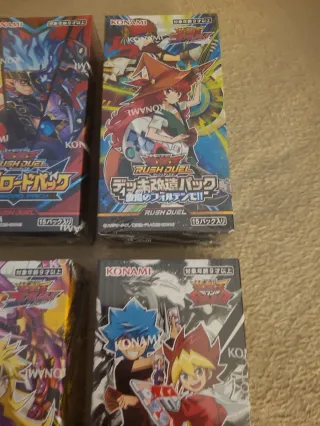 4 Cajas Yu-Gi-Oh! Rush Duel Japonés