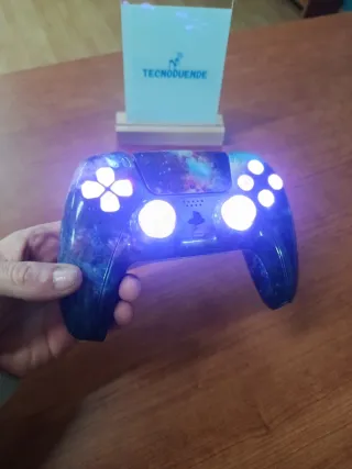Mando PS5 Personalizado Galaxy TMR Retroiluminado