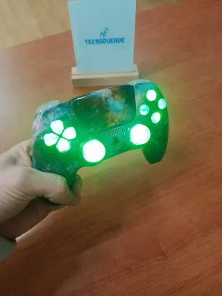Mando PS5 Personalizado Galaxy TMR Retroiluminado