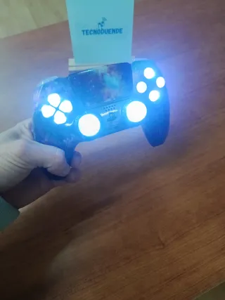 Mando PS5 Personalizado Galaxy TMR Retroiluminado