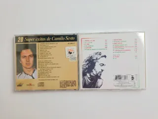 2 CDs Camilo Sesto y Umberto Tozzi Grandes Éxitos
