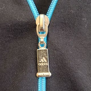 Chaqueta Adidas Negra y Azul Cyan Talla XXXL