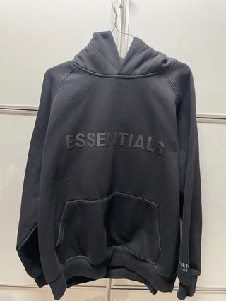 Sudadera Essentials Negra Talla M