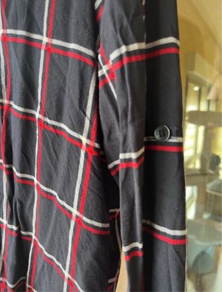 Camisa cuadros 100% algodón Talla M