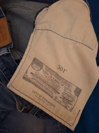 Pantalón Vaquero Levi's 501 Talla M.