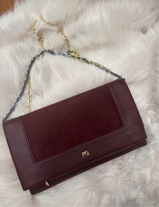 Bolso Purificación García Piel y Ante