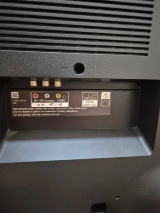 Sony TV 43″ KD-43XE7077 + mando + cable