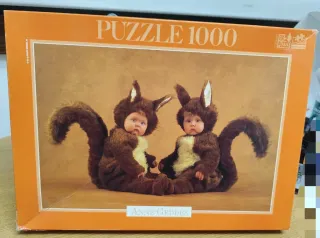 Puzzle Anne Geddes 1000 Piezas Bebés Ardilla