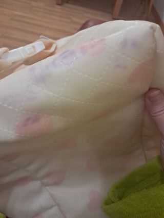 Bolso Mochila Multiusos Beige y Rosa