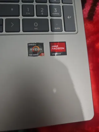 Ordenador portátil HP Plata