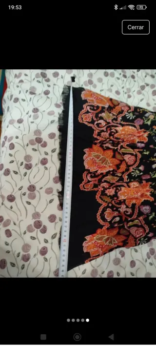 Falda Bershka estampada multicolor