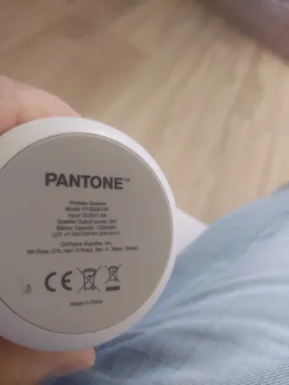 Pantone PT-BS001R1 Cassa Portatile Rosso