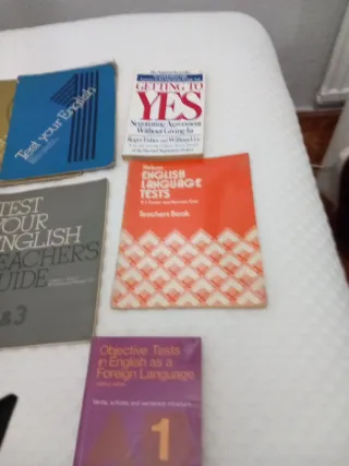 Libros de ejercicios de inglés. No envío