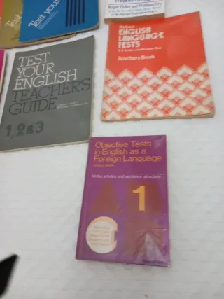 Libros de ejercicios de inglés. No envío