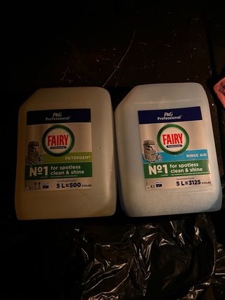 Detergente y abrillantador fairy 5 litros SOLO HO