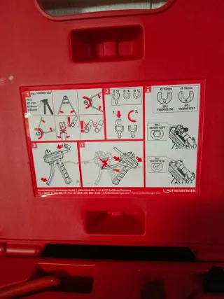 Prensa manual para tubería PEX