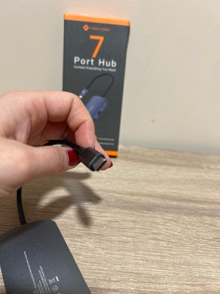 Adaptador NOVOO 7 Puertos Hub