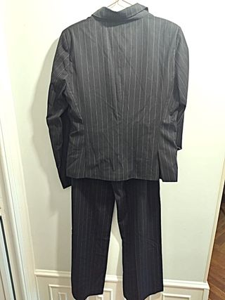 Traje de raya diplomática 3 piezas mujer