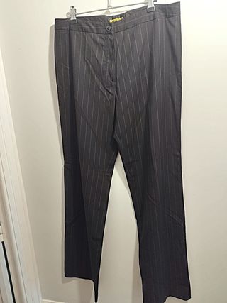 Traje de raya diplomática 3 piezas mujer