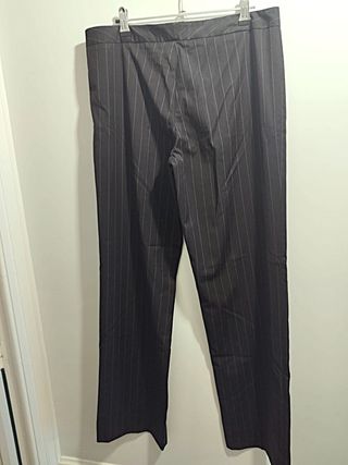 Traje de raya diplomática 3 piezas mujer