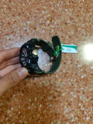 Reloj SMAEL Negro y Verde Oscuro