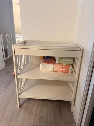 Cambiador Bebé + colchoneta y 3 fundas