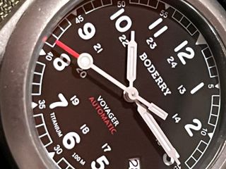 Orologio automatico Boderry titanio nero