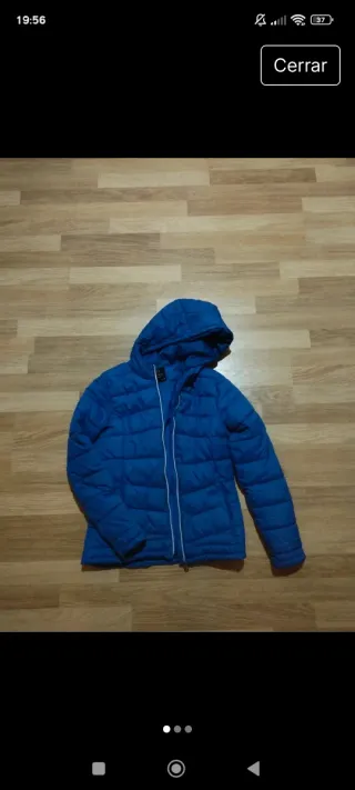 Chaqueta azul Lefties con capucha