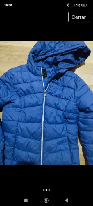 Chaqueta azul Lefties con capucha