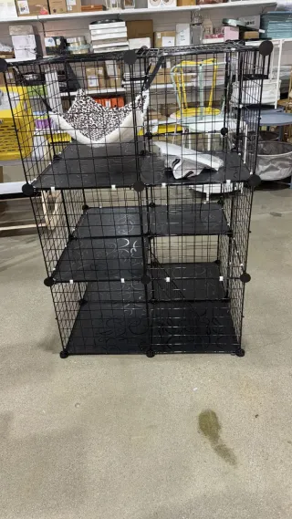 Jaula metálica para gatos