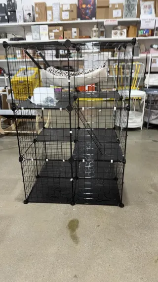 Jaula metálica para gatos