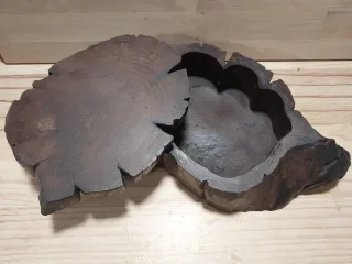 Caja de raíz de teca tailandesa