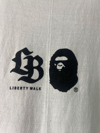 Camiseta BAPE JDM Style Blanca Talla L