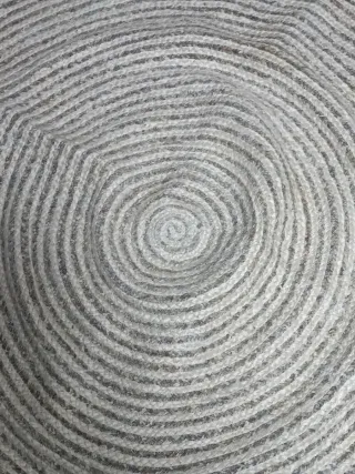 Alfombra redonda yute 150cm beige