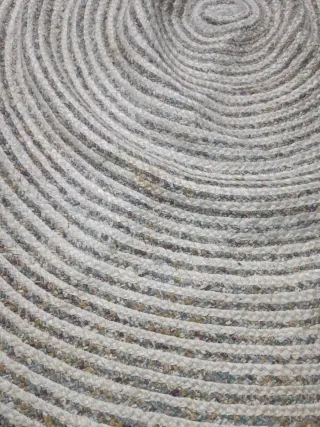 Alfombra redonda yute 150cm beige