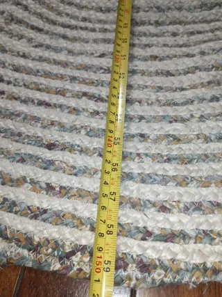 Alfombra redonda yute 150cm beige