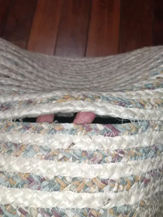 Alfombra redonda yute 150cm beige