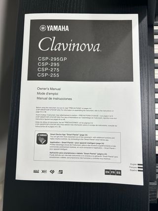 Piano Digital Yamaha CSP-275 Negro