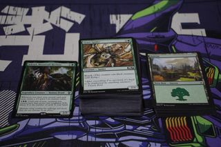 Mazo de Magic The Gathering Verde Completo
