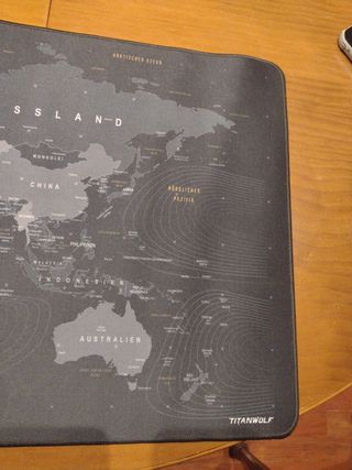 Alfombrilla Ratón XXL Titanwolf Mapa Mundial